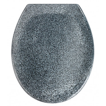 Wenko Ottana Premium Soft Close Toilet Seat - Granite - 18902100 Profile Large Image