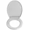 Wenko Ottana Premium Soft Close Toilet Seat - Grey - 19660100 Profile Large Image