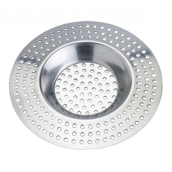 Wenko Pack of 2 Stainless Steel Bath & Shower Hair Sieve 3902020100
