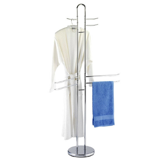 Wenko Palermo Exclusive Towel & Clothes Stand - Chrome - 15581100 Large Image