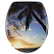 Wenko Palm Sunset Duroplast Toilet Seat - 17606100 Large Image