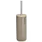 Wenko Palo Taupe Polyresin / Bamboo Toilet Brush Large Image