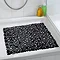 Wenko Paradise 54 x 54cm Shower Mat - Black - 20275100 Profile Large Image