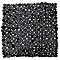 Wenko Paradise 54 x 54cm Shower Mat - Black - 20275100 Large Image