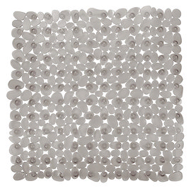 Wenko Paradise 54 x 54cm Shower Mat - Taupe - 21202100 Large Image