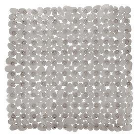 Wenko Paradise 54 x 54cm Shower Mat - Taupe - 21202100 Large Image