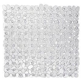 Wenko Paradise 54 x 54cm Shower Mat - Transparent - 20265100 Large Image