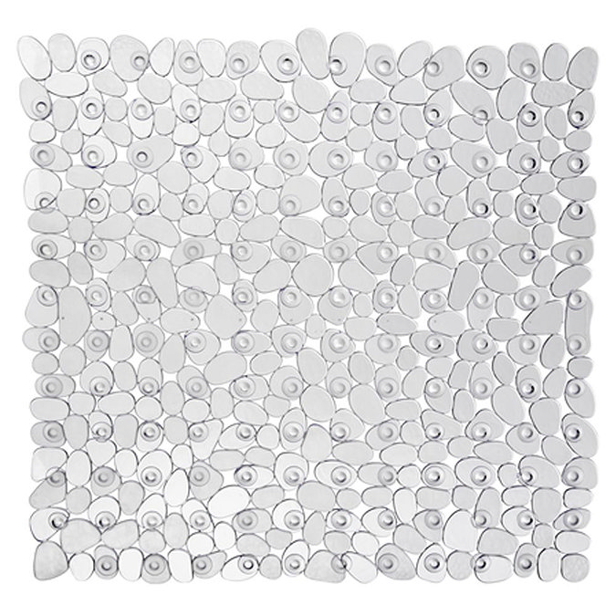 Wenko Paradise 54 x 54cm Shower Mat - Transparent - 20265100 Large Image