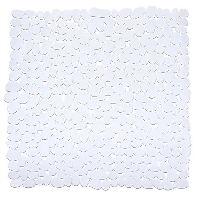 Wenko Paradise 54 x 54cm Shower Mat - White - 20277100 Large Image