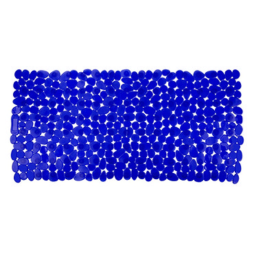 Wenko Paradise 71 x 36cm Bath Mat - Blue - 20270100 Profile Large Image