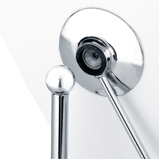 Wenko Pergola Cosmetic Mirror - Chrome - 17471100 Feature Large Image