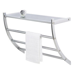 Wenko Pescara Exclusive Wall Rack - Chrome - 15578100 Large Image