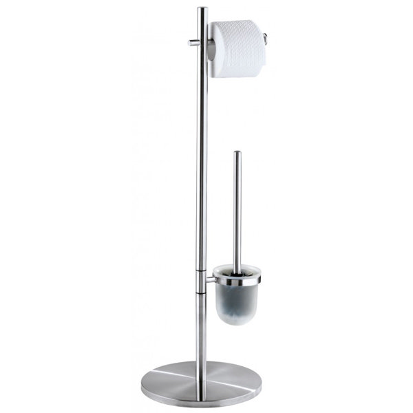 Wenko Pieno Standing WC Set - Stainless Steel - 18452100 Large Image