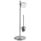 Wenko Pieno Standing WC Set - Stainless Steel - 18452100 Large Image
