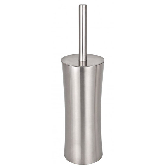 Wenko Pieno Toilet Brush & Holder - Stainless Steel - 16742100 Large Image