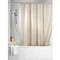 Wenko Plain Beige Polyester Shower Curtain - W1800 x H2000mm - 20045100 Large Image