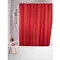Wenko Plain Red Polyester Shower Curtain - W1800 x H2000mm - 20037100 Large Image