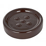 Wenko Polaris Ceramic Soap Dish - Brown - 19952100 Large Image