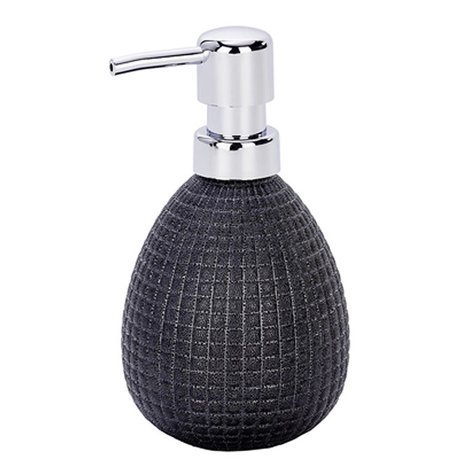 Wenko Polaris Jet Ceramic Anthracite Soap Dispenser - 21995100 Large Image