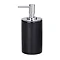 Wenko Polaris Neo Ceramic Soap Dispenser - Black - 21652100 Profile Large Image