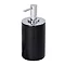 Wenko Polaris Neo Ceramic Soap Dispenser - Black - 21652100 Large Image