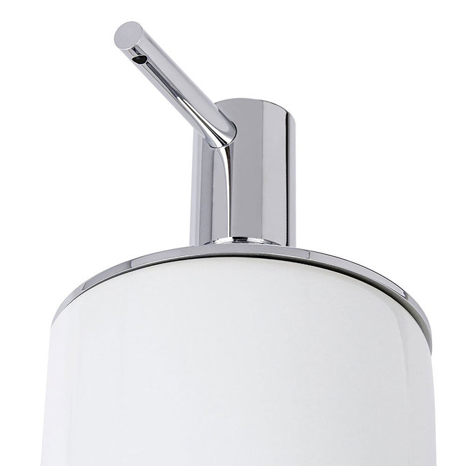 Wenko Polaris Neo Ceramic Soap Dispenser - White - 21651100 Feature Large Image