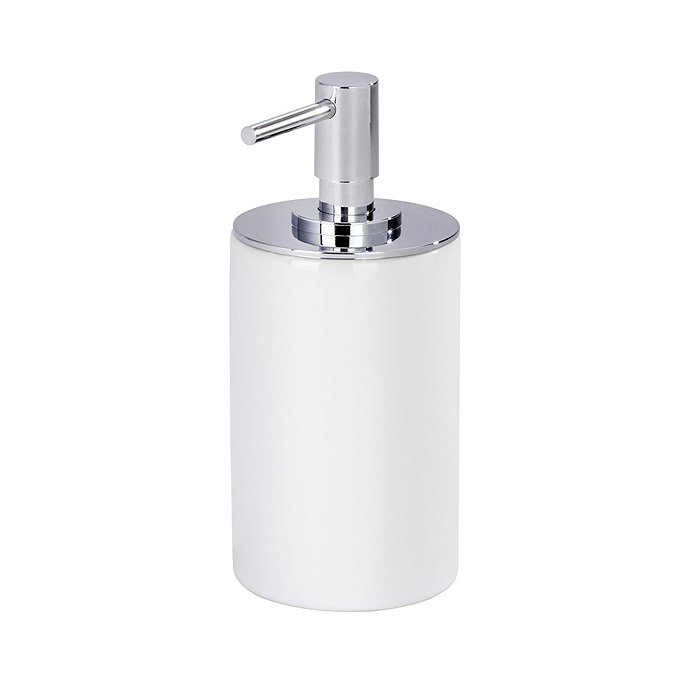 Wenko Polaris Neo Ceramic Soap Dispenser - White - 21651100 Large Image
