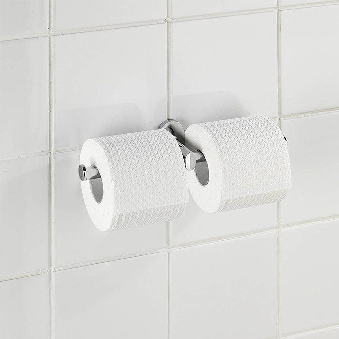 Wenko Power-Loc Duo Puerto Rico Spare Toilet Roll Holder - 22293100  additional Large Image