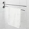 Wenko Power-Loc Sion Double Towel Holder - 19667100  In Bathroom Large Image