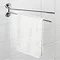 Wenko Power-Loc Sion Double Towel Holder - 19667100 In Bathroom Large Image