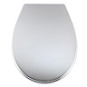 Wenko Prato WC Toilet Seat - Chrome - 111215100 Feature Large Image
