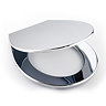 Wenko Prato WC Toilet Seat - Chrome - 111215100 Large Image