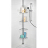 Wenko Prea Telescopic Corner Rack - Stainless Steel - 18596100 Profile Large Image