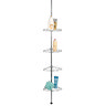 Wenko Prea Telescopic Corner Rack - Stainless Steel - 18596100 Large Image