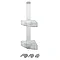Wenko Premium Power-Loc Corner Shower Caddy - 22795100 Feature Large Image