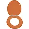 Wenko Prima MDF Toilet Seat - Orange - 152218100 Profile Large Image