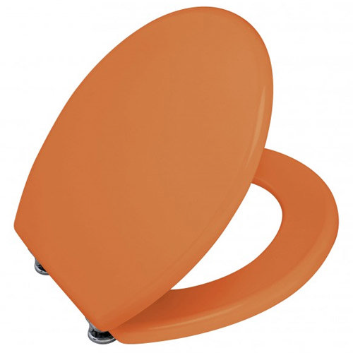 Wenko Prima MDF Toilet Seat - Orange - 152218100 Feature Large Image