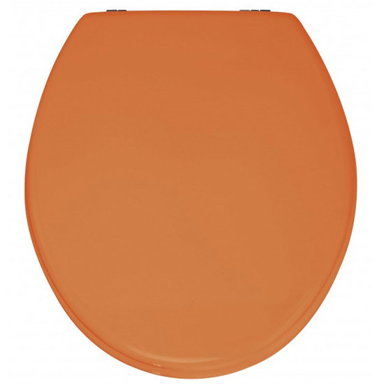 Wenko Prima MDF Toilet Seat - Orange - 152218100 Large Image