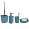 Wenko Rainbow Bathroom Accessories Set - Turquoise Large Image