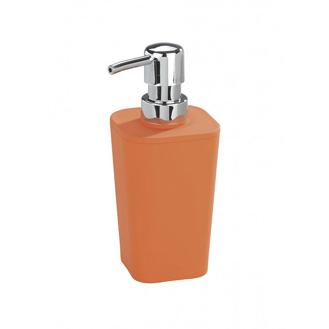 Wenko Rainbow Soap Dispenser - Orange - 18971100 Large Image