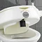 Wenko Raised Toilet Seat with Secura Support - 20924100  Profile Large Image