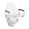 Wenko Raised Toilet Seat with Secura Support - 20924100 Large Image