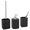 Wenko Recife Bathroom Accessories Set - Black Large Image