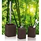 Wenko Recife Bathroom Accessories Set - Brown Profile Large Image