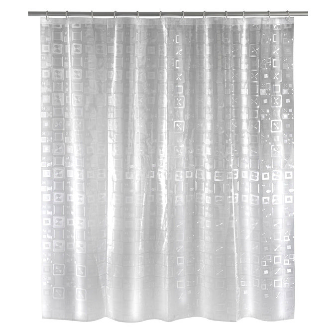 Wenko Retro PEVA 3D Shower Curtain - W1800 x H2000mm - 21271100 Large Image