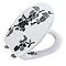Wenko Rose Noir Duroplast Toilet Seat - 18361100 Feature Large Image