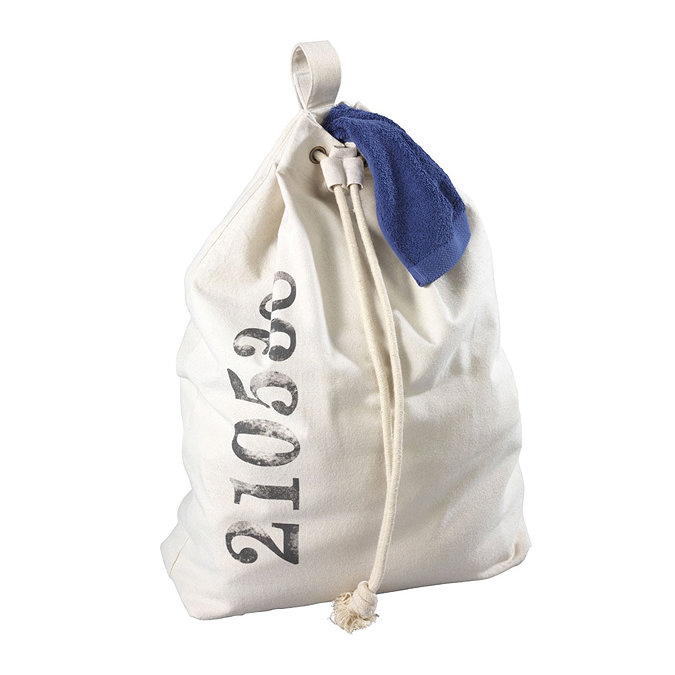 Wenko Sailor Laundry Bag - Beige - 62040100 Profile Large Image