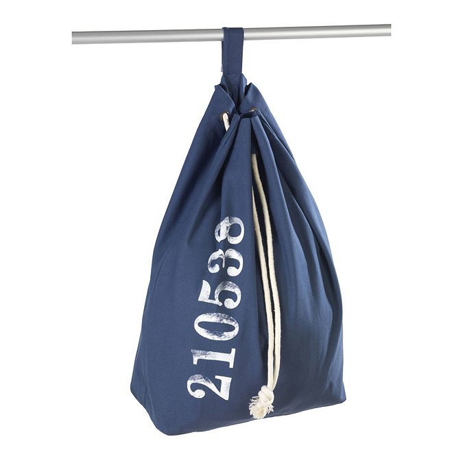 Wenko Sailor Laundry Bag - Blue - 62041100 Feature Large Image