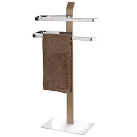 Wenko - Samona Standing Towel Stand - Nature - 20396100 Medium Image