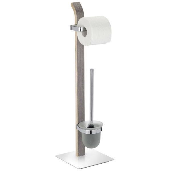 Wenko - Samona Standing WC Set - Grey - 20395100 Large Image